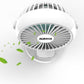 Portable Mini Desktop Fan Silent High Wind Power Cordless Rechargeable Fan Cooler Small Fan For Students Office Gifts